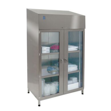 Stainless Steel Garment Storage Cabinet | 4205-76B displayed