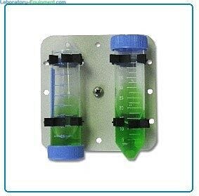 H1000-MR-T500H MAGic Clamp Tube Rack for 2 x 50ml horizontal tubes compatible with Incu 10L and 10LR and Orbi-Shaker CO2 by Benchmark Scientific | 2823-25 displayed