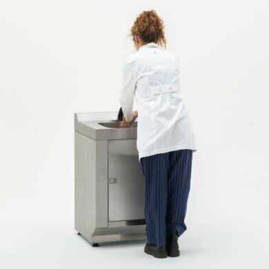 Hand Washer; BioSafe, 304 Stainless Steel, 1 Sink, 48