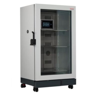 750L Glass Door Heratherm Incubation, Stability, Light and CO2 Chambers by Thermo Fisher Scientific for easy viewing of samples; 21 CFR Part 11 compliant  |  1410-PP-12 displayed
