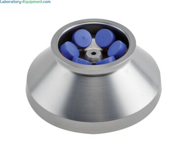 Designed to hold the sample containers at a constant angle relative to the central axis. | 1717-12 displayed
