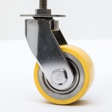 ISO 5 casters are suitable for highly regulated environments where cleanliness is crucial  |  2807-78 displayed