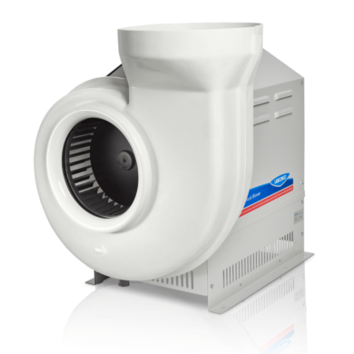 PVC spark-resistant construction is highly resistant to acids and suitable for perchloric acid wash-down