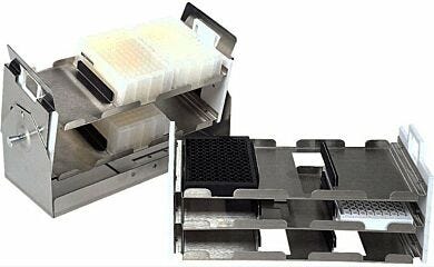 Saves lab space, provides protection and stores samples | 5322-70 displayed