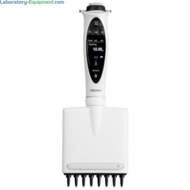 8-channel LH-747321 Picus 2 Electronic Pipette by Sartorius with a 0.2-10 μl volume range, an adjustment wheel, safety features and connectivity