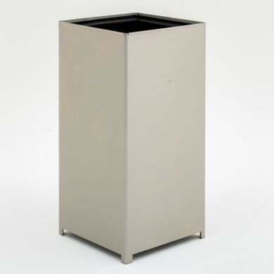 BioSafe® lidless waste bin for quick and touchless waste disposal | 1456-16C-L displayed