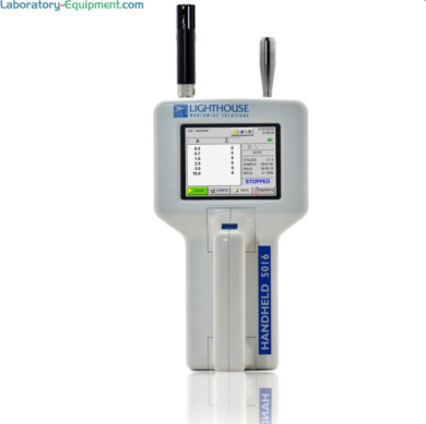 Lightweight and ergonomic 6-channel airborne particle counter with a sensitivity range from 0.5 - 25.0 μm