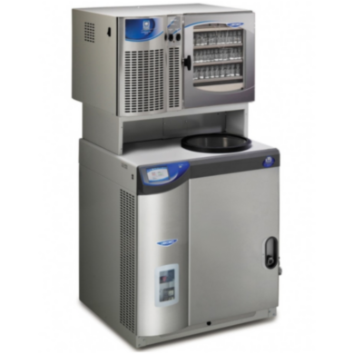 Labconco FreeZone 12L Console -50C Freeze Dryer with Stoppering Tray lyophilizes moderate to large loads of aqueous samples  |  6923-75A-220 displayed