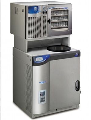 FreeZone 6L Console -84C Freeze Dryer by Labconco with Stoppering Tray lyophilizes low eutectic point of moderate or large loads  |  6923-56A-220 displayed