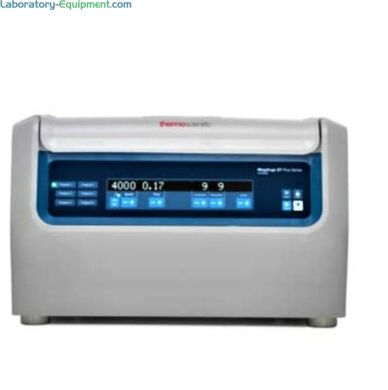 4L Megafuge ST4 Plus Centrifuge by Thermo Fisher Scientific for IVD processing with autolock for easy rotor exchange and a variety of optional rotors | 1717-58 displayed