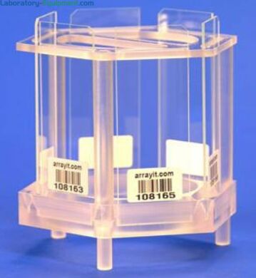 Allows free flow of buffers to wash 25 x 76 mm glass substrate slides | 3033-43 displayed