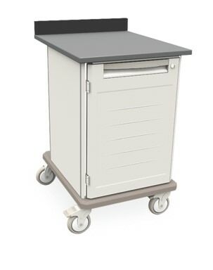 Starsys mobile work center with epoxy resin top and locking doors  |  1311-45 displayed