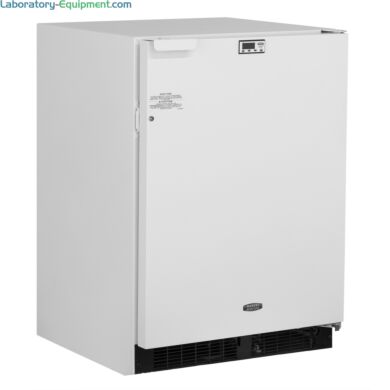 5.3 cu. ft. solid door undercounter refrigerator with lock features an intuitive digital display  |  2860-17A displayed