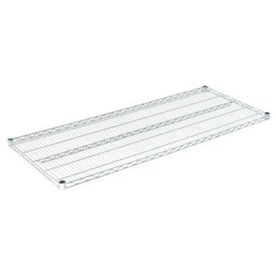 Olympic's open wire carbon-steel shelves with chromate finish allows for air circulation and visibility  |  1303-46 displayed