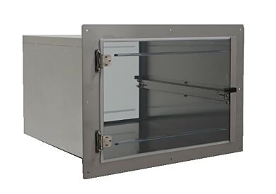 Allows clean transfer of parts in and out of controlled environments (Interlock sold as option) | 2634-47A displayed