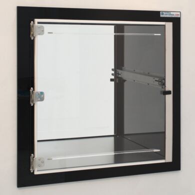 ValuLine pass-throughs promote clean transfer of parts in and out of controlled environments; interlock prevents cross-contamination  |  2634-13A displayed