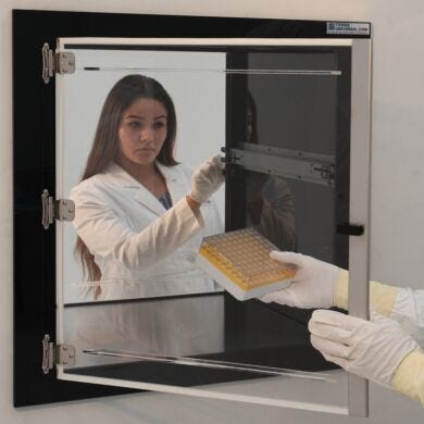 Allows clean transfer of parts in and out of controlled environments | 2634-11A displayed