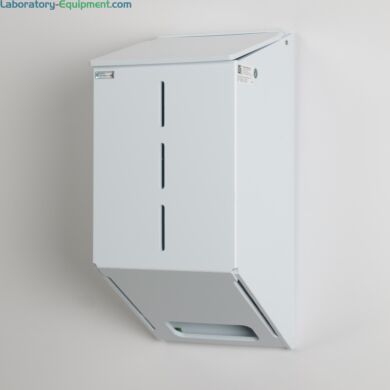 Polypropylene glove dispenser with 1 compartment, wall mount capability and no catch basin, 8