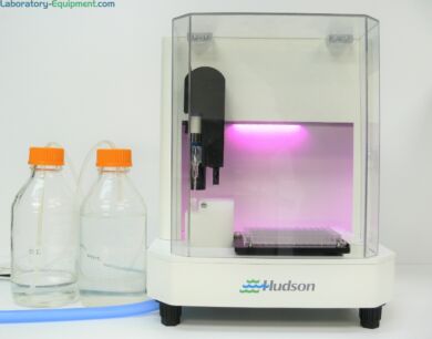 Rapid pH Automatic pH Instrument with probe by Hudson Robotics simultaneously measures up to 96 samples  |  3030-52 displayed
