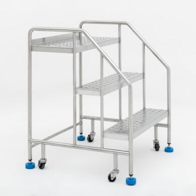 Mobile Work Platform; Round Tube, 304 or 316 Stainless Steel, 36