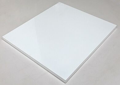 Powder Coated Steel Perforated Left Side Shelf | 4102-94 displayed