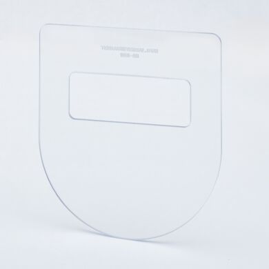 Small Polycarbonate Microscope Breath Shield  |  1601-98 displayed