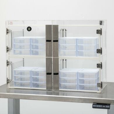 Smaller drawers can sit side-by-side for detailed organization  |  1741-61 displayed