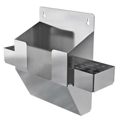 Holds wipes and bottles that are essential to cleanroom wipe-down procedures  |  4955-24 displayed