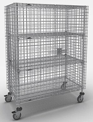 The heavy-gauge open wire grid provides maximum visibility  |  2650-67 displayed