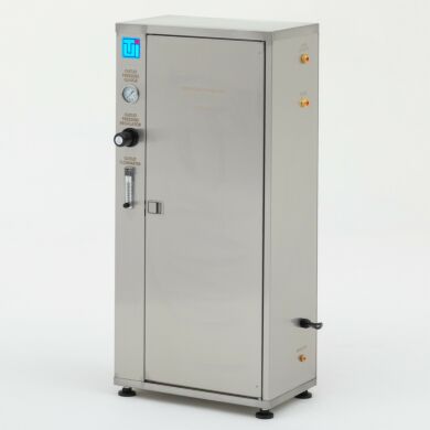 Compact nitrogen generator with purity control, low-pressure alert, and prefilters  |  2700-12C displayed