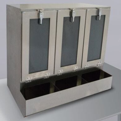 3 Bin Apparel Dispenser  |  4949-95 displayed