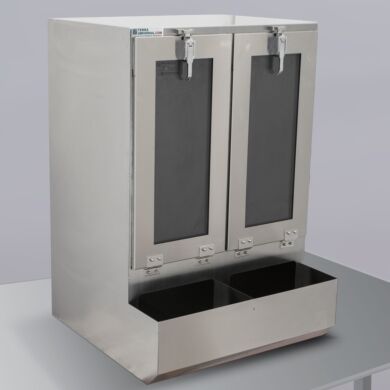 2 Bin Apparel Dispenser  |  4949-96 displayed
