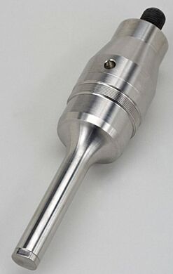 Horns transmit ultrasonic energy into a solution | 2601-49 displayed