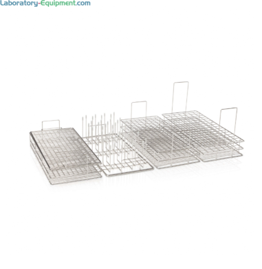 Labconco SteamScrubber Microbiology Kit #4577300 includes: 15-18 mm and 10-12 mm Culture Tube Inserts, retainer top, and two 48-pin inserts  |  6921-90 displayed