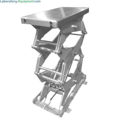 Triple Scissors Lift Table, 304 Stainless Steel, 34