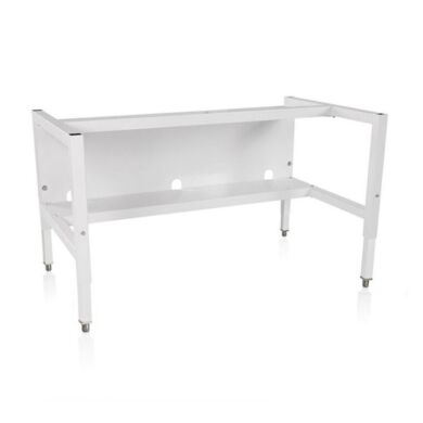 Welded and Non-Welded Telescoping Base Stand with Leveling Feet and Shelf by Labconco compatible with Logic BSCs manufactured after September 2024
