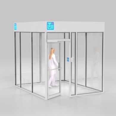 ValuLine® hardwall modular cleanrooms make contamination control accessible and affordable, adapting to virtually any facility layout  |  6600-21A-VL-0810 displayed