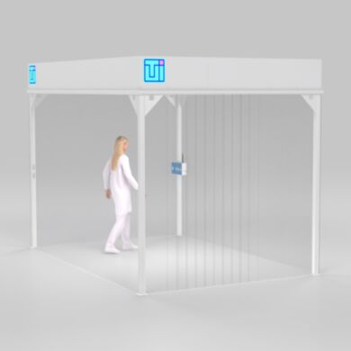 ValuLine® softwall modular cleanrooms make contamination control accessible and affordable, adapting to virtually any facility layout  |  6600-66A-VL-0812 displayed
