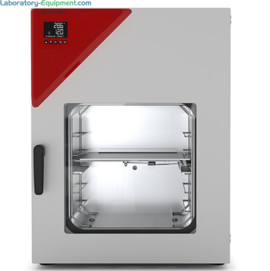 BINDER VD-56 1.9 cu. ft. Vacuum Drying Chamber provides fast, gentle drying of non-flammable solvents; includes one aluminum expansion rack
