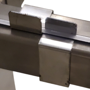 304 stainless steel mounting brackets for vibration isolated stands  |  1686-26-MB displayed