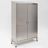 Cabinet; ValuLine; 304 Stainless Steel, Double Doors, 48