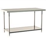 All 304 Stainless Steel TableWorx Work Tables with Under Shelf by Metro