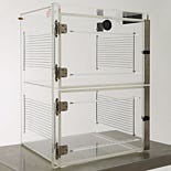 Universal™ Desiccator, Acrylic, 2 Chambers, 19.125