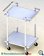 Cleanroom Service Carts