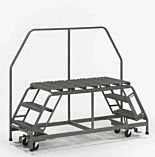 Dual Access Mobile Steel Platforms by EGA Products