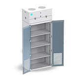 ValuLine™ Ductless Chemical Storage Cabinet; HEPA/Carbon Filtration, Polypropylene, 25.75