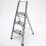 BioSafe® Heavy-Duty Folding Cleanroom Step Ladder and Work Platform