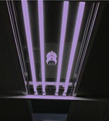 Ceiling-Mounted UV Light for Cleanroom