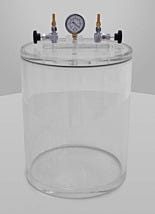 Cylinder Acrylic Vacuum Chambers with Removable Top Lids
