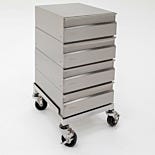 Mobile Drawers; Roll-around System; 304 Stainless Steel